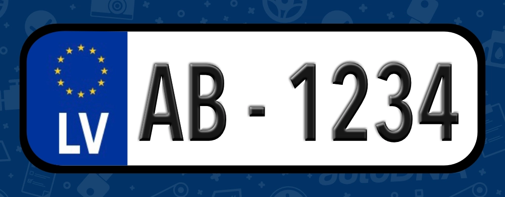 baltas numurzīmes takšiem