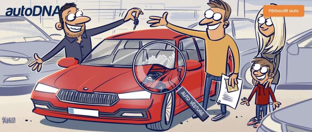 auto ar slēptiem defektiem