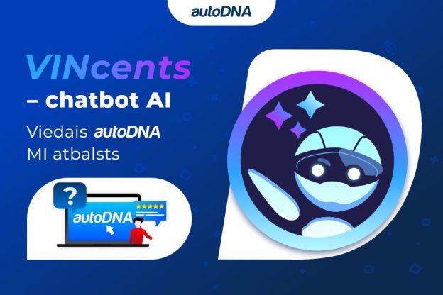 Galvenā grafika jaunais AI autoDNA čatbots: Vincent