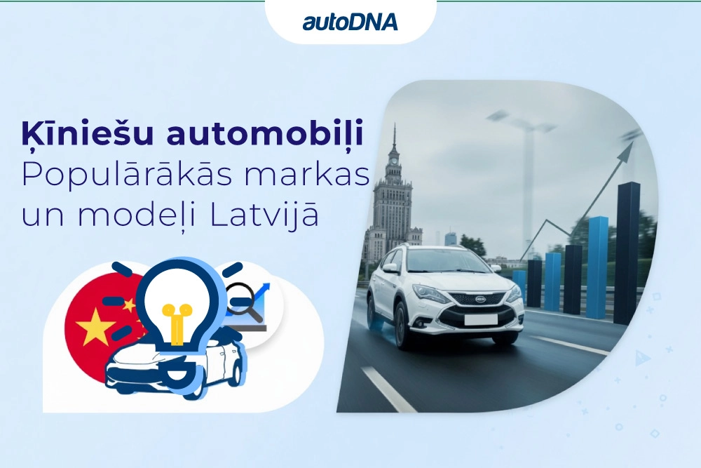 Ķīnas auto markas Latvijā 2025–2026: reģistrēto modeļu statistika