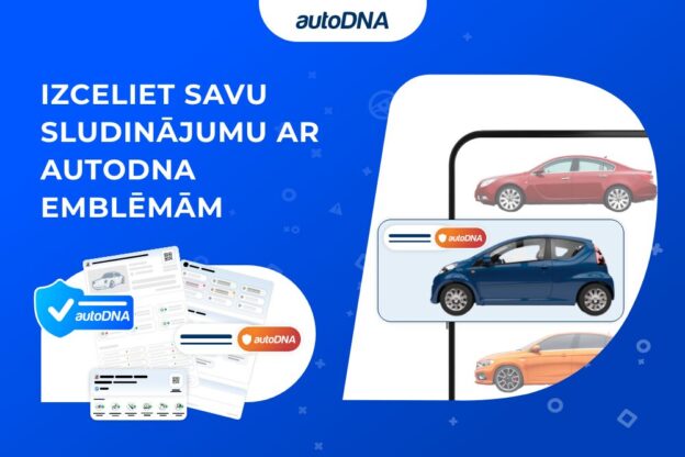 izceliet savu sludinājumu ar autoDNA emblēmām.